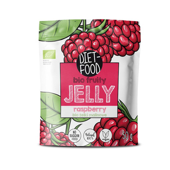 Żelki Malinowe Bez Żelatyny BIO  - Diet (3 szt x 50 g)