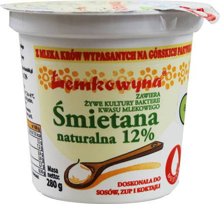 Śmietana 12 % BIO 280 g