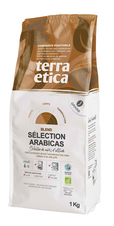 Kawa Ziarnista Arabica 100 % Selection Fair Trade Bio 1 kg