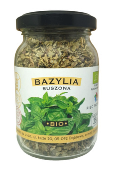 Bazylia Suszona Bezglutenowa BIO 35 g