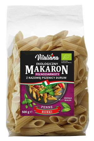 Makaron (Semolinowy Razowy) Penne BIO (3 szt x 500 g)