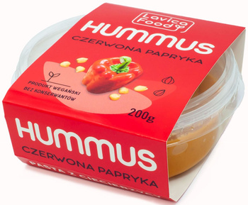 Hummus Czerwona Papryka (3 szt x 200 g)