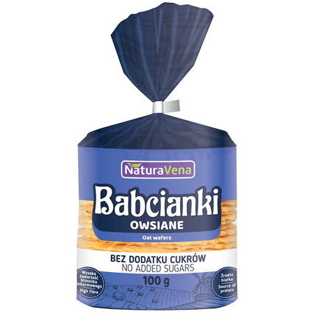 Babcianki Owsiane Bez Dodatku Cukrów (6 szt x 100 g)