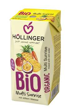 Nektar Wieloowocowo - Marchwiowy Bez Dodatku Cukrów (Multi Sunrise) BIO (7 szt x 200 ml)