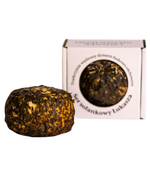 Wędzony ser solankowy z czosnkiem niedźwiedzim (ok. 200 g)