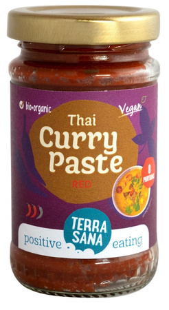 Pasta Tajska Czerwone Curry BIO 120 g