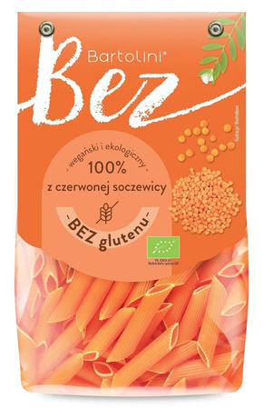 Makaron Proteinowy (Z Soczewicy Czerwonej) Penne Bezglutenowy BIO (2 szt x 250 g)