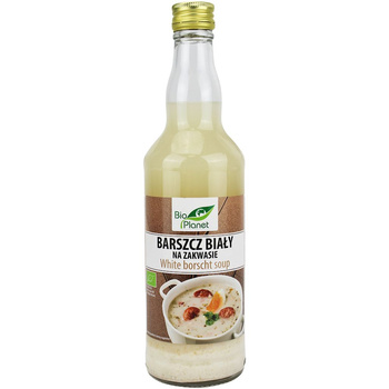 Barszcz Biały Na Zakwasie Niepasteryzowany BIO 500 ml