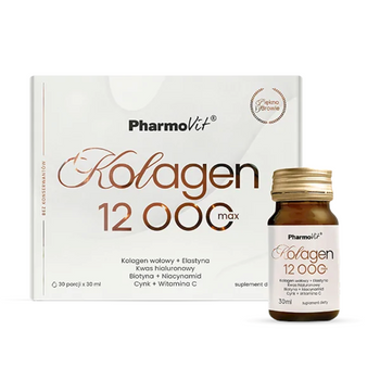 Kolagen (12 000 Mg) Shot Bezglutenowy (30 szt x 30 ml)