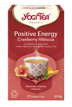 Herbatka Pozytywna Energia Żurawina - Hibiskus (Positive Energy Cranberry Hibiscus) BIO (17 x 1,8 g) 30,6 g (2 szt x 31 g)