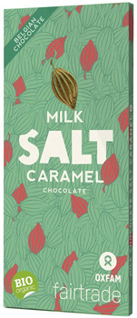 Czekolada Mleczna Ze Słonym Karmelem Fair Trade BIO (2 szt x 100 g)