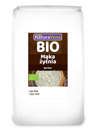 Mąka Żytnia Typ 1850 BIO (5 szt x 1 kg)