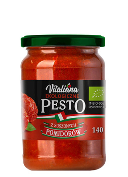Pesto Czerwone z Suszonych Pomidorów BIO (3 szt x 140 g)