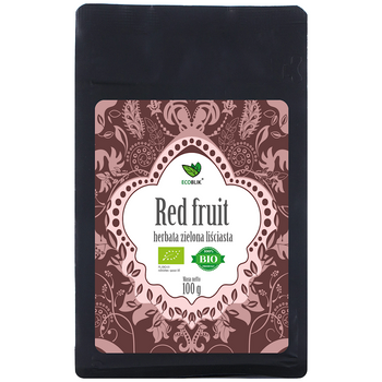 Herbata Zielona Liściasta Czerwone Owoce BIO 100 g