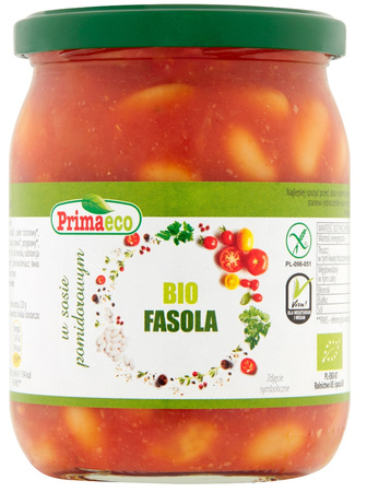 Fasola w Sosie Pomidorowym Bezglutenowa BIO 440 g