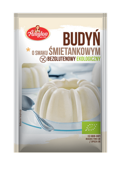 Budyń o Smaku Śmietankowym Bezglutenowy BIO (10 szt x 40 g)