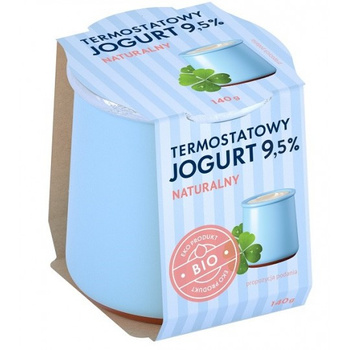 Jogurt Termostatowy Naturalny 9,5 % BIO (3 szt x 140 g)