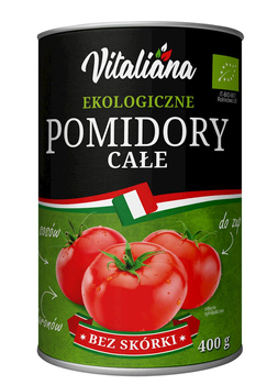 Pomidory Całe Bez Skórki BIO (4 szt x 400 g)