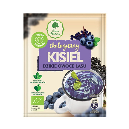Kisiel Instant Dzikie Owoce Lasu Bezglutenowy BIO (7 szt x 30 g)
