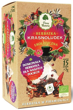 Herbatka Dla Dzieci Krasnoludek Piramidki BIO (15 x 3 g) 45 g