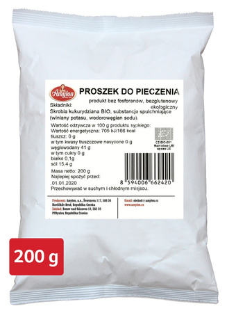 Proszek Do Pieczenia Bezglutenowy BIO 200 g