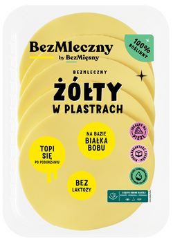 Roślinna Alternatywa Dla Sera Żółtego W Plastrach 100 g