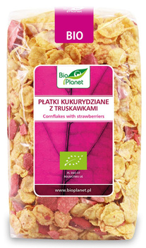 Płatki Kukurydziane z Truskawkami Bez Dodatku Cukrów BIO (2 szt x 250 g)