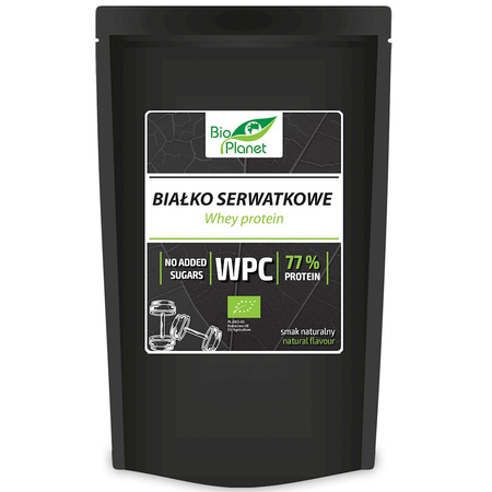 Białko Serwatkowe Naturalne (Wpc 77) BIO 150 g