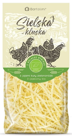 Makaron (Z Jajami Kury Zielononóżki) Krajanka BIO (4 szt x 250 g)