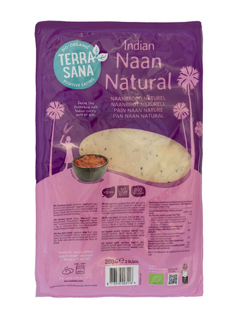 Chlebek Naan Bez Dodatku Cukrów BIO (2 szt x 280 g)