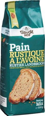 MIESZANKA DO WYPIEKU CHLEBA Z MĄKI OWSIANEJ BEZGLUTENOWA BIO 500 g - BAUCK HOF