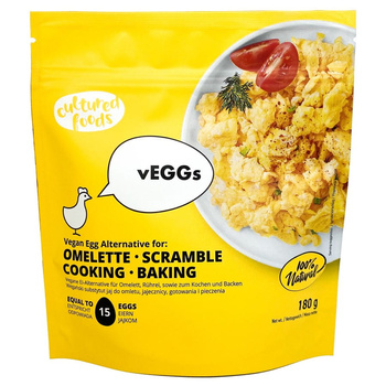 Roślinny Zamiennik 15 Jaj Do Jajecznicy, Omletu, Quiche i Innych Dań Jajecznych Bezglutenowy (2 szt x 180 g)