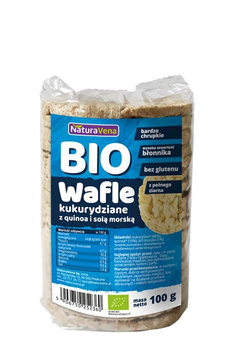 Wafle Kukurydziane z Quinoa i Solą Morską BIO (12 szt x 100 g)