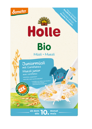 Musli Junior Z Płatkami Kukurydzianymi Bez Dodatku Cukrów Od 10 Miesiąca Demeter Bio (2 szt x 250 g)