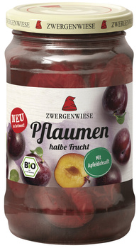 Śliwki Połówki w Lekkim Syropie Bezglutenowe BIO 360 g () (Słoik) (2 szt x 180 g)
