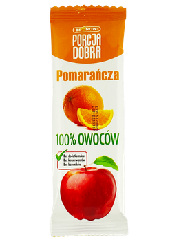 Przekąska Jabłkowo - Pomarańczowa Bez Dodatku Cukrów (24 szt x 16 g)