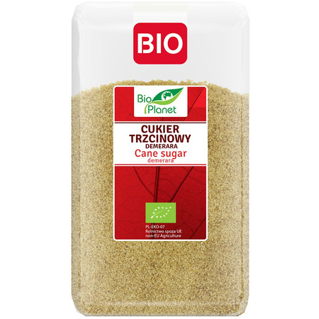 Cukier Trzcinowy Demerara BIO (2 szt x 1 kg)
