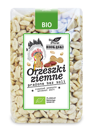 Orzeszki Ziemne Prażone Bez Soli BIO 350 g