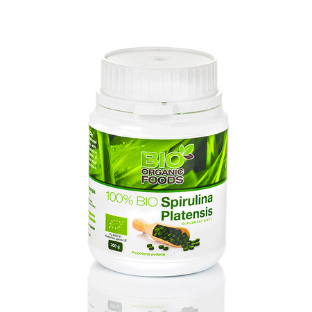 Spirulina Platensis BIO (250 Mg) 1200 Tabletek