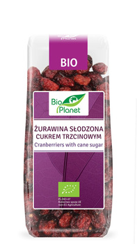 Żurawina Słodzona Cukrem Trzcinowym BIO 100 g