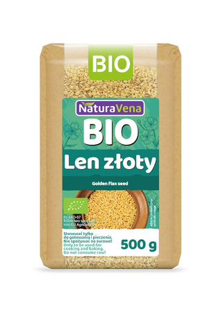 Len Złoty (Siemię Lniane) BIO (5 szt x 500 g)