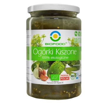 Ogórki Kiszone Bezglutenowe BIO 760 g () (2 szt x 560 g)