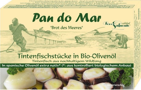 Kałamarnica Humboldta w BIO oliwie z oliwek Extra Virgin 120 g (90 g)