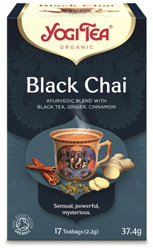Herbata Czarna z Imbirem i Cynamonem (Black Chai) BIO (17 x 2,2 g) 37,4 g (2 szt x 37 g)