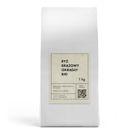 Ryż Brązowy Okrągły BIO (2 szt x 1 kg)