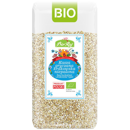 Kasza Gryczana Krakowska Niepalona BIO (Polska) (4 szt x 500 g)
