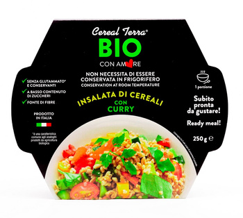 Sałatka Zbożowa z Warzywami i Curry BIO (2 szt x 200 g)