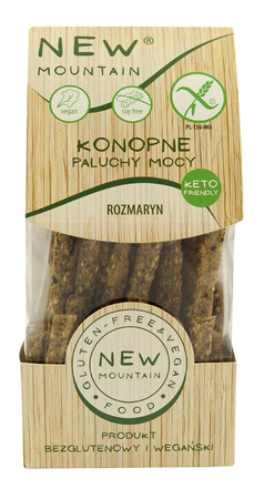 Paluchy Mocy Konopne Z Rozmarynem Bezglutenowe (2 szt x 200 g)