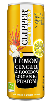 Napój Owocowy z Rooibos o Smaku Imbir - Cytryna BIO (4 szt x 250 ml)