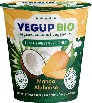 Deser Kokosowy Mango Bezglutenowy Vegangurt BIO (4 szt x 140 g)